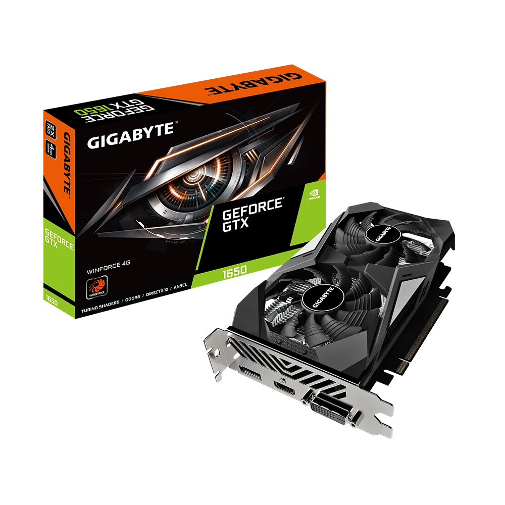Gigabyte GeForce® GTX 1650 D6 WINDFORCE 4G  (Rev. 2.0)